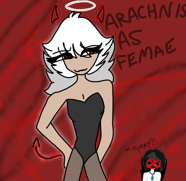 Arachnis gender swap 😻🤚