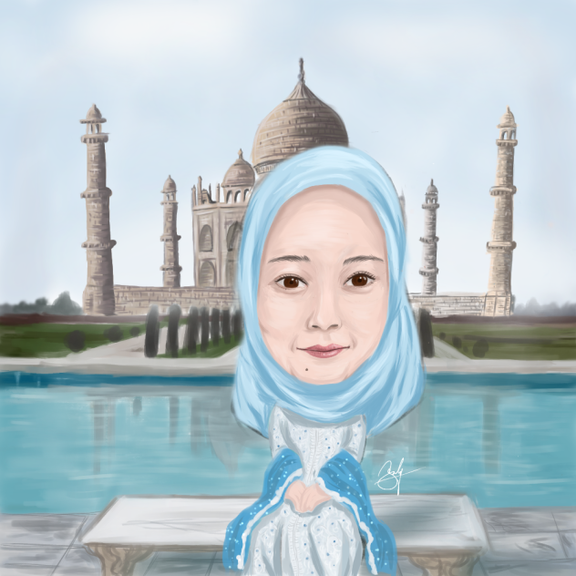 Kiky and Taj Mahal