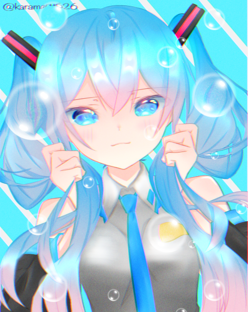 からまるのミク線画塗り絵！