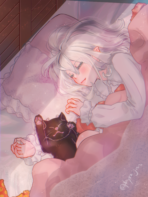 吸血鬼ちゃん熟睡中