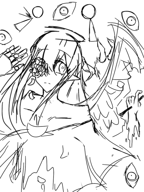 塗り絵大会ラフ