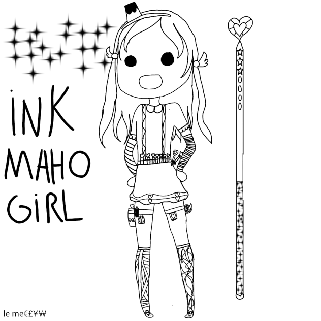 ink maho girl