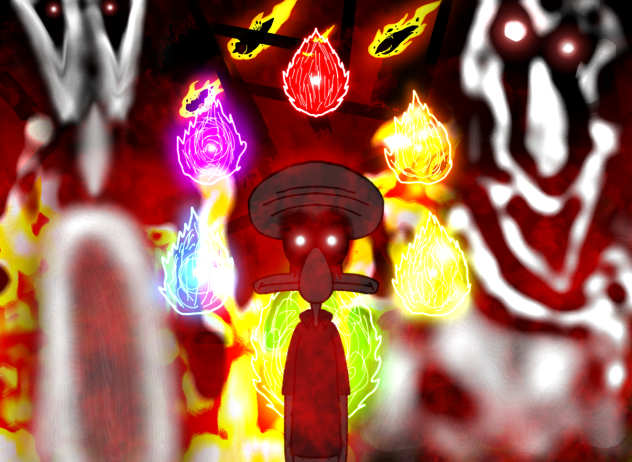 Squidward’s Red Mist