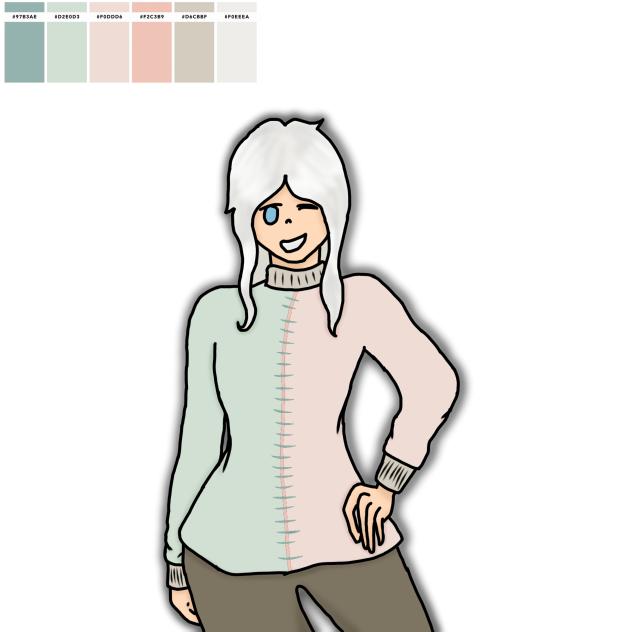 Color pallet character