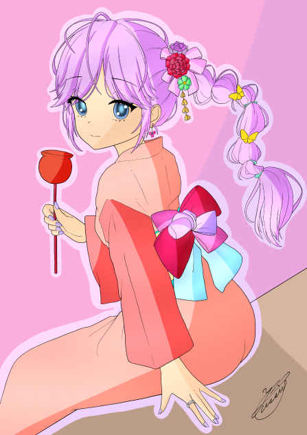 yes i colored it!