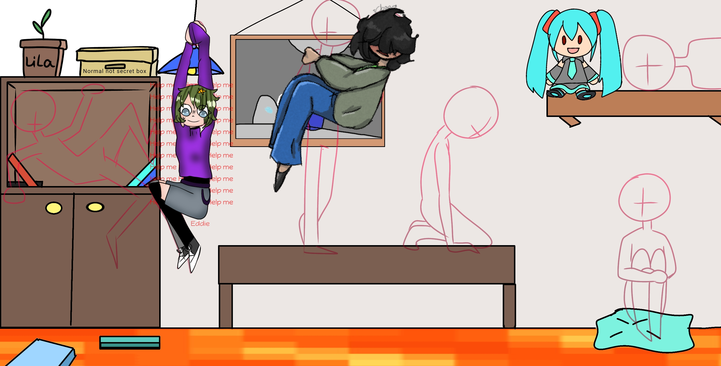 floor is lava - ibisPaint