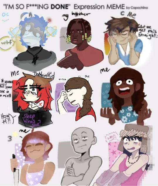 Angry Meme Collab - ibisPaint