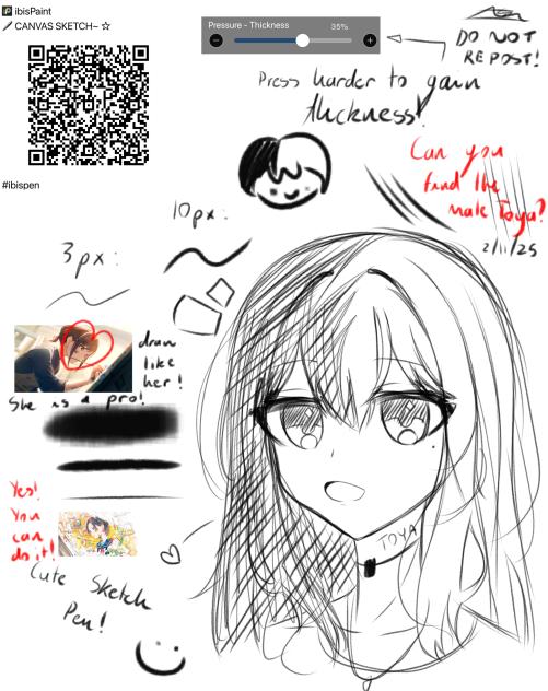 Cute Sketching Brush! ❤️