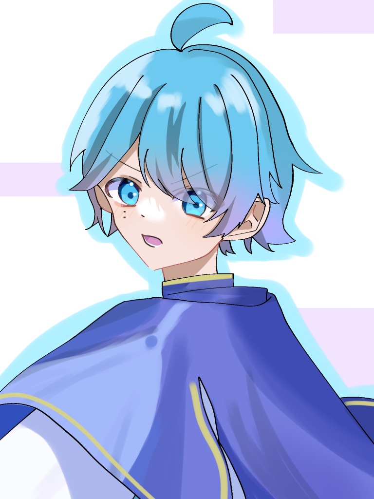 ちむむ かわいいイラスト 水色 image347184383.png