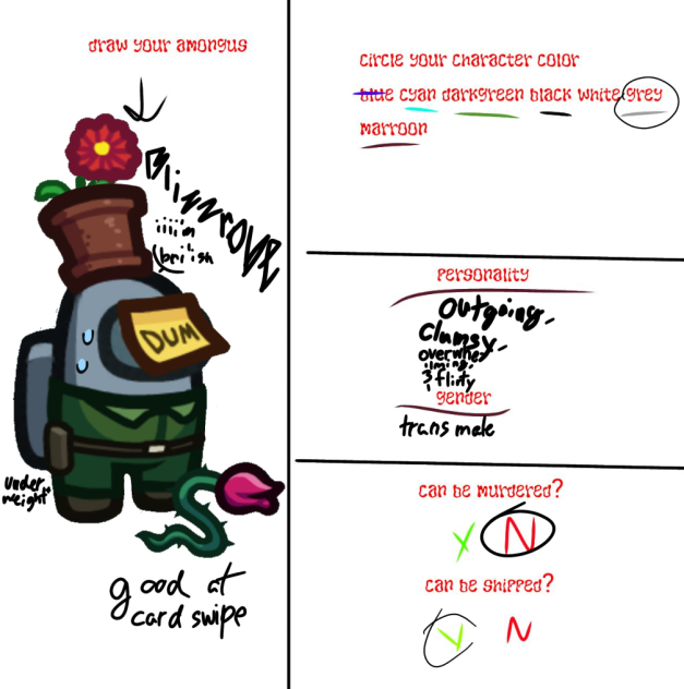 blizzrobe da amongus character