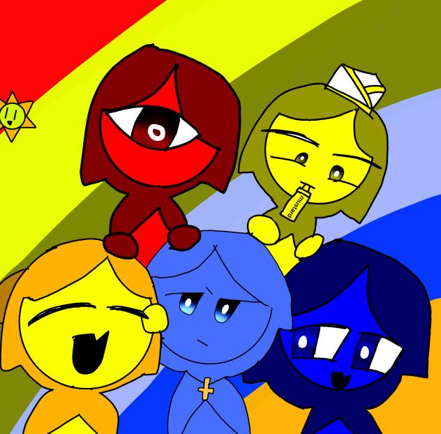 🟡🔵🔴🟨🟦🪓