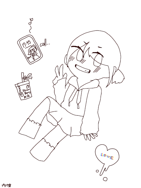 主塗り絵‼︎