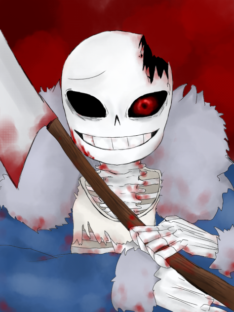 horror sans (undertale au) 호러샌즈