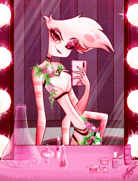Angel Getting Ready (NSFW)