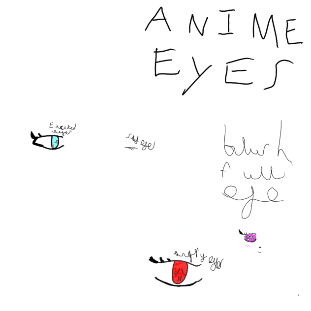 anime eyes