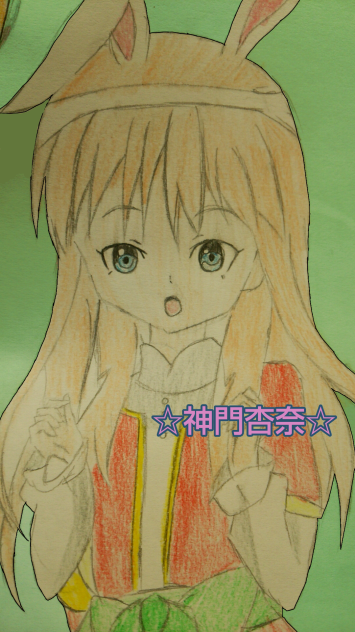 杏奈ちゃん(サマーゾンビVer.) 描いてみた