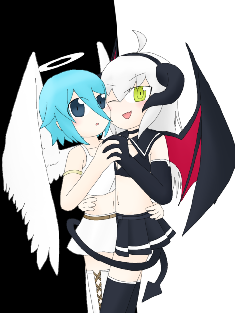 天使と悪魔！【ハロウィン オリキャラ ロウェイ BluePlanets】