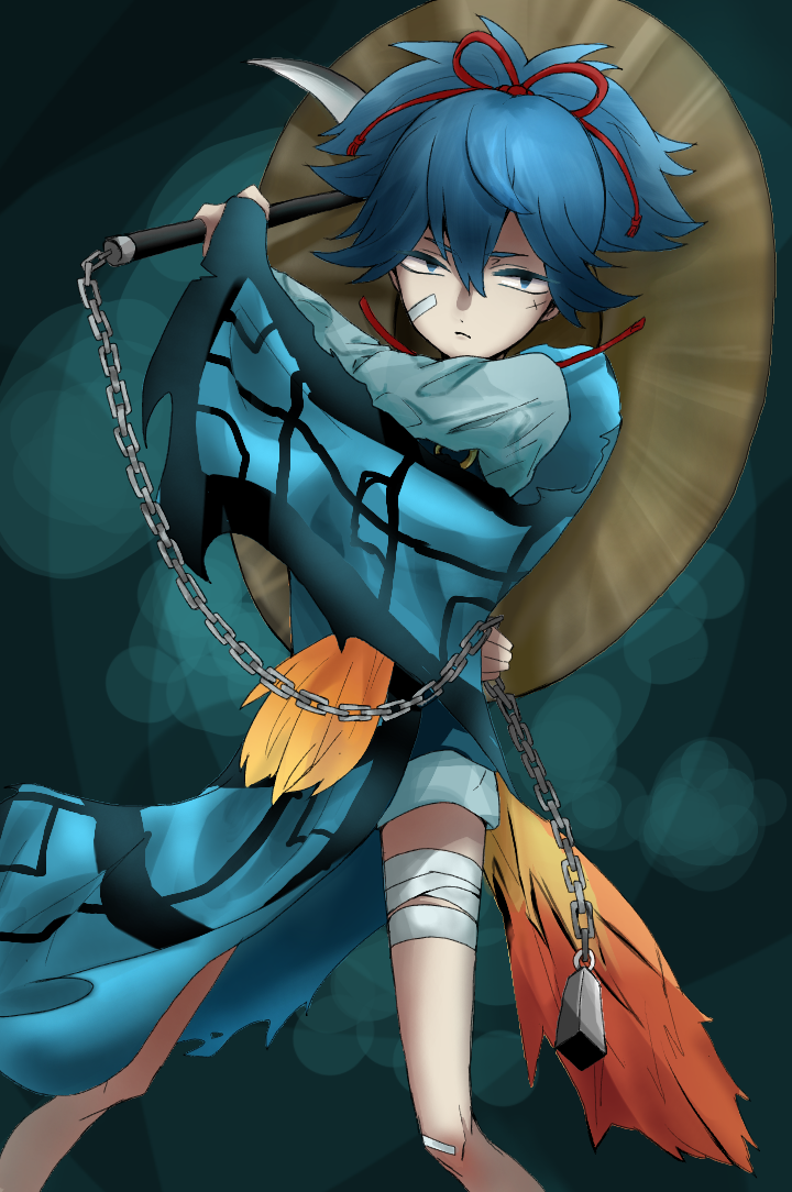 お小夜に鎖鎌持たせてみた Ibispaint