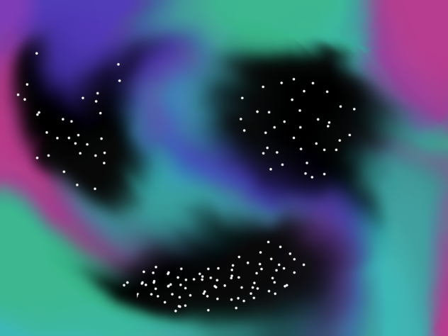 Galaxy face (Creepy—Weird)