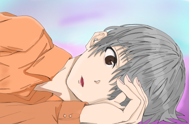 Depressed boy - ibisPaint
