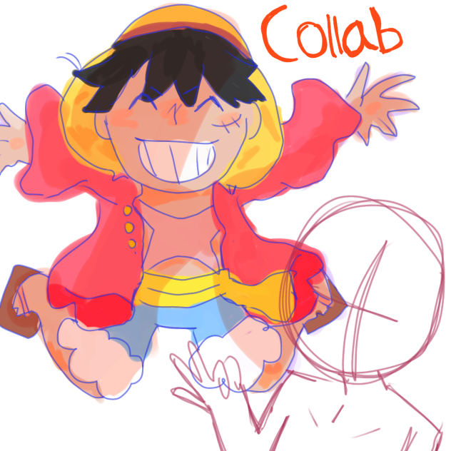 Collab with Luffy!
