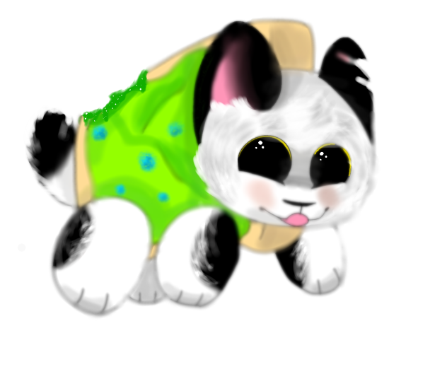 Black and white nyan cat