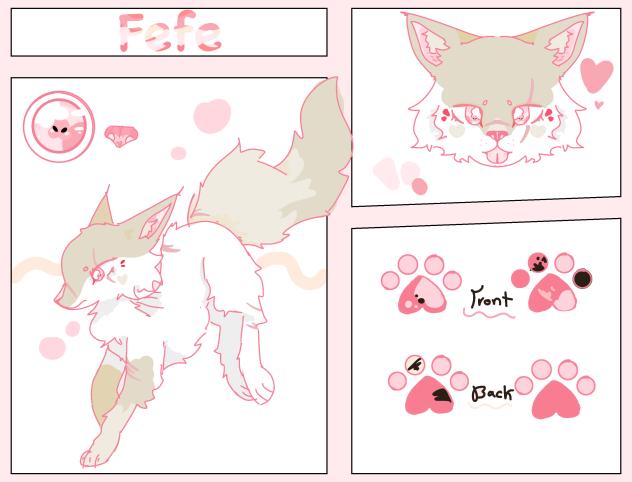 Ref sheet for Fefe!♡