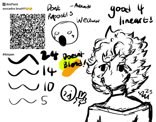 lineart brush !! - ibisPaint