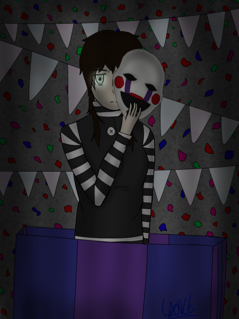 Hide behind the mask - ibisPaint