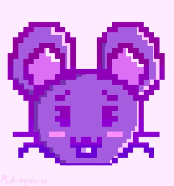 Xd Rata Pixelart de una rata xd - ibisPaint