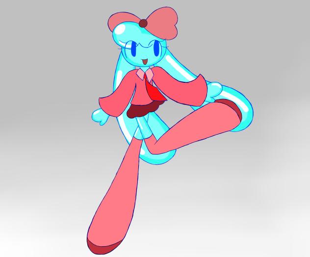 Red blossom poppy doodle