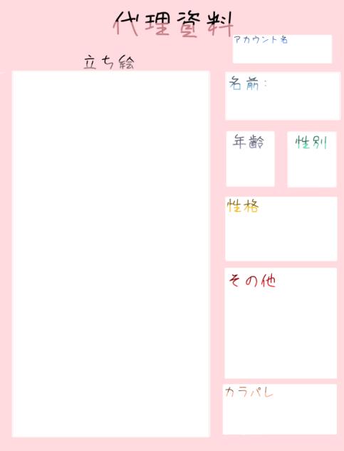 代理資料！！