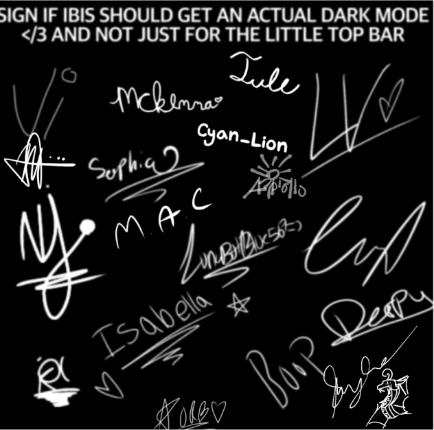 Dark mode thing