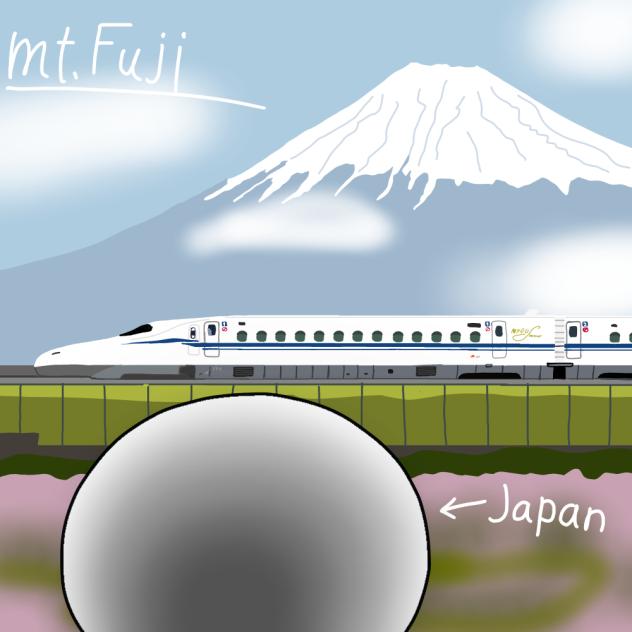 Mt.Fuji and Shinkansen