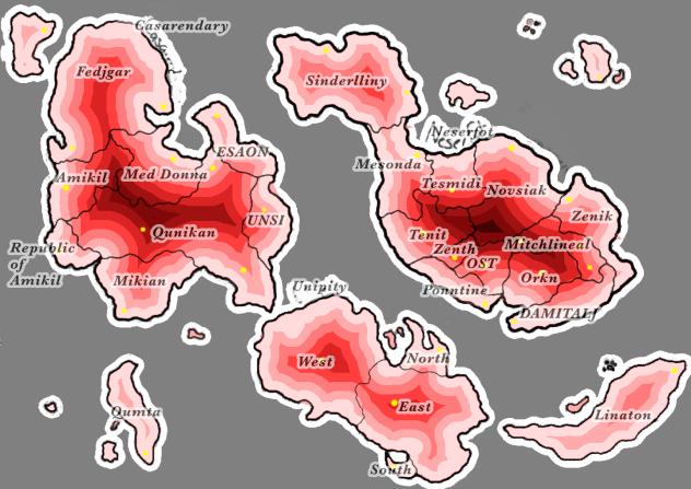 Map of Pindar