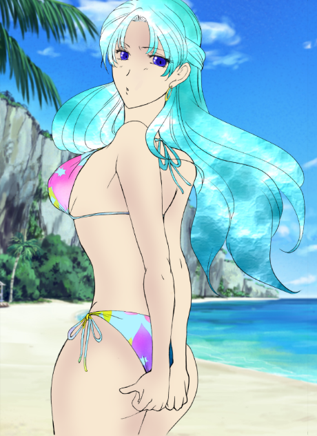 檸檬さんの線画を塗らせて頂きました！！
