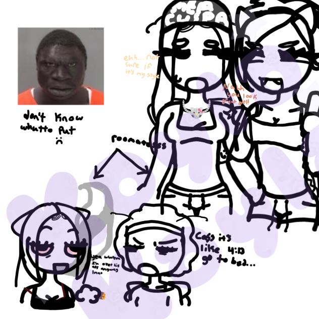 kai and cassie doodle cuz I was bored