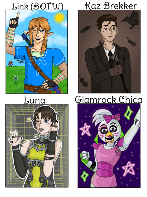 Results of my 4 fanart challenge Pt.2!