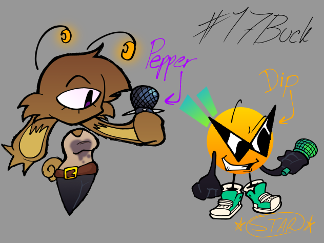My Oc’s in 17buck art style