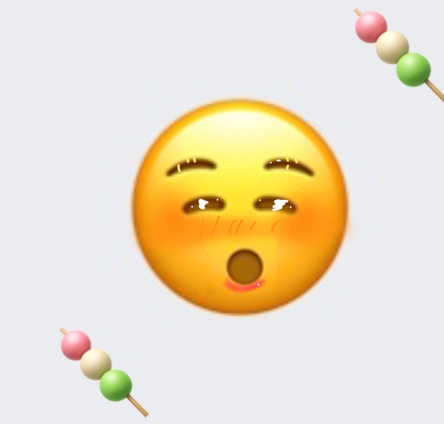 Emoji ☺️+🍡