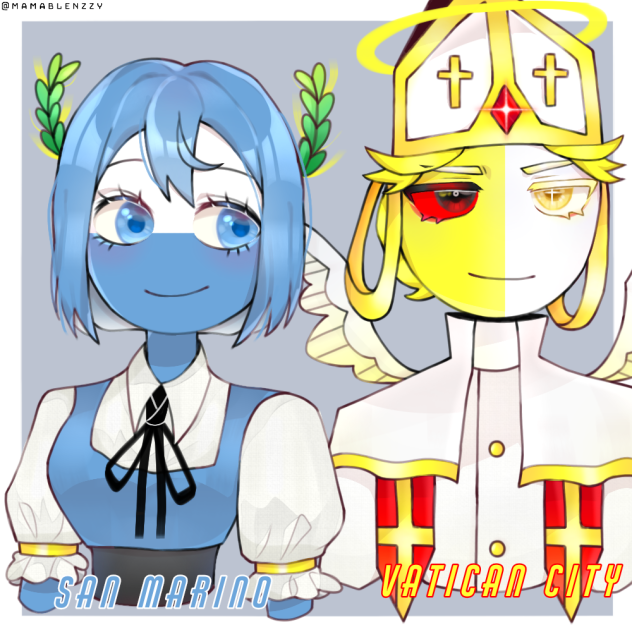 San Marino & Vatican City Countryhumans