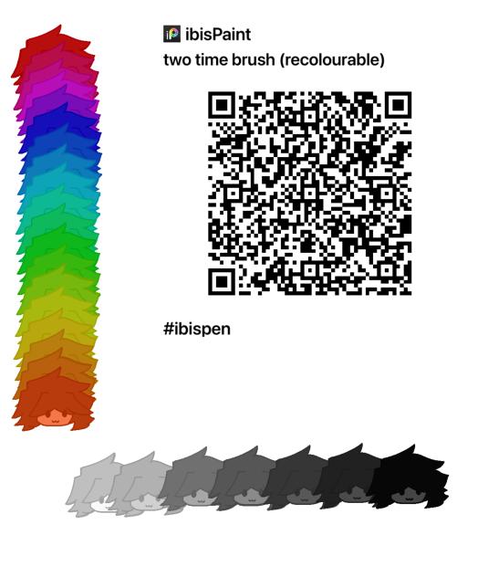 two time brush (recolourable)