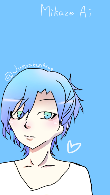 何も見ずに描いた
