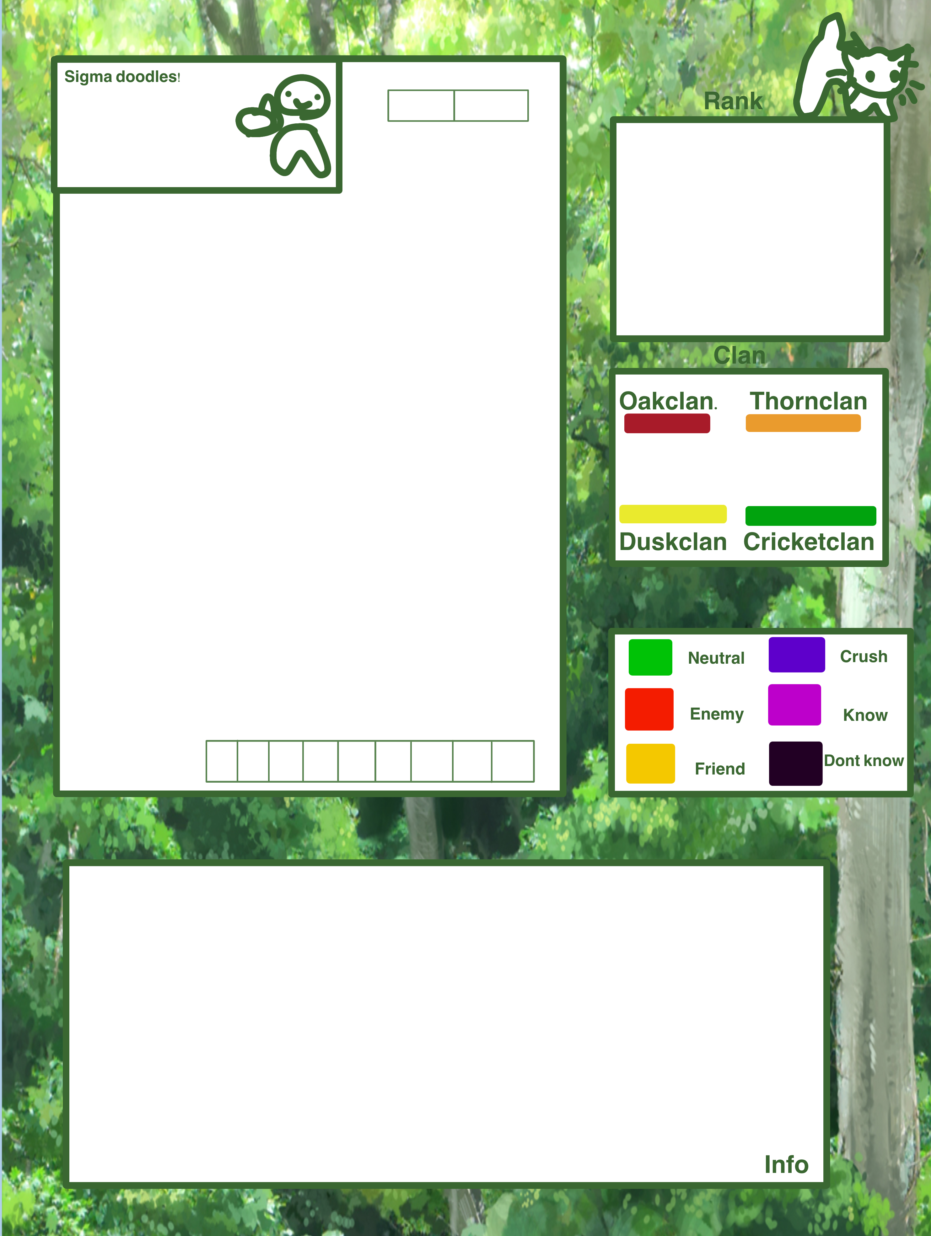 Cs sheet for The Whispering Thicket - ibisPaint