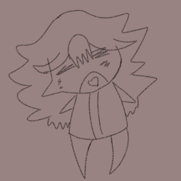 little chibi line art