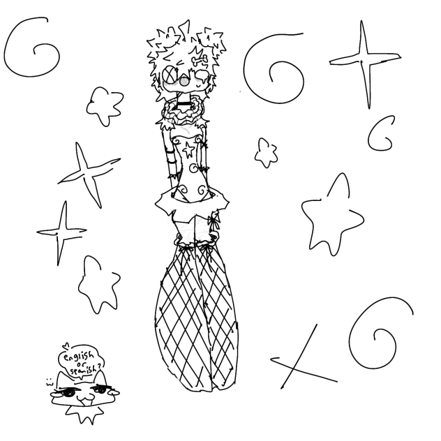 just a silly sketch of my oc 🤯🤯