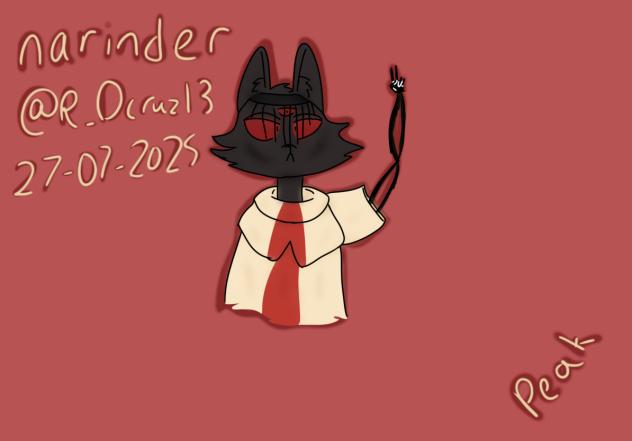Narinder fan art (Cult Of The Lamb)