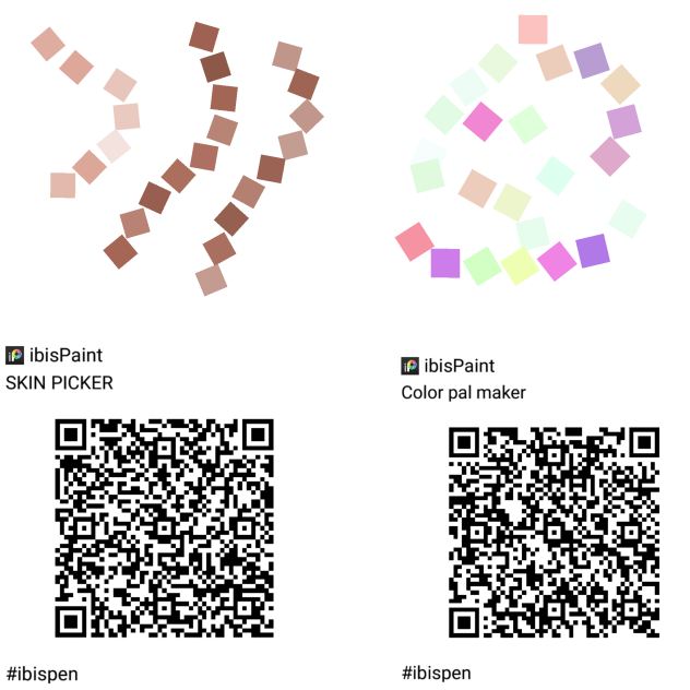 colour palette making brush