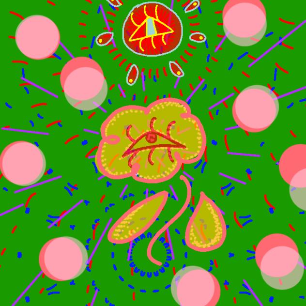 It’s rays in random range - ibisPaint
