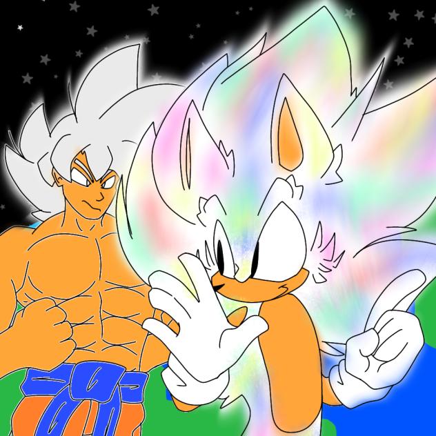 Hyper Sonic V Ultra Instinct Goku - ibisPaint